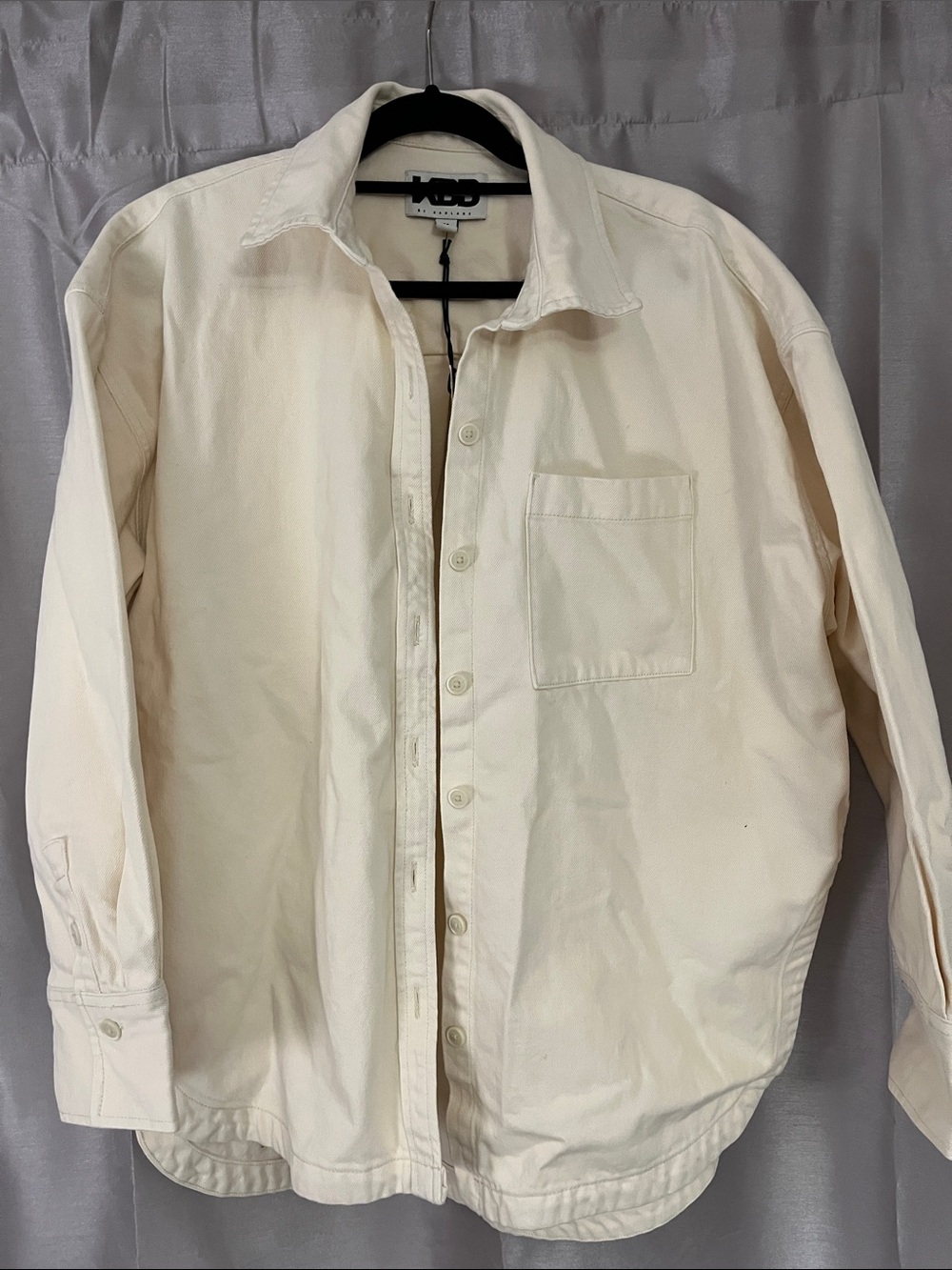 Classic Cream Button-Down Shirt
